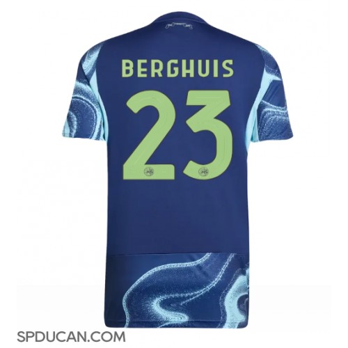 Muški Nogometni Dres Ajax Steven Berghuis #23 Gostujuci 2025-26 Kratak Rukav